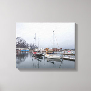 Impressão Em Tela Ilhas Svolvaer Lofoten