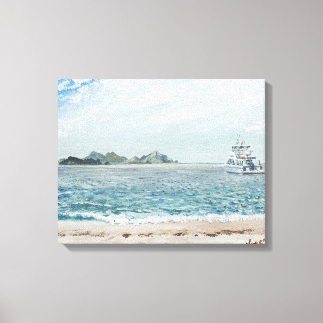 Impressão Em Tela Ilhas Whitsunday, Austrália. 1998 (Frente)