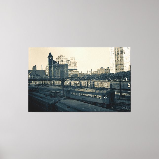 Impressão Em Tela Illinois Central Railroad Building Chicago (Frente)