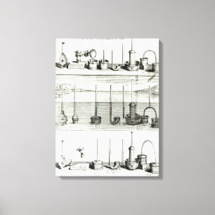 Impressão Em Tela Illustrationfrom 'Traite de la Pesanteur de