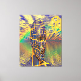 Impressão Em Tela Ilusão planetária