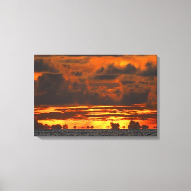 Impressão Em Tela ILUSÃO SUNSET 16x24 (Frente)