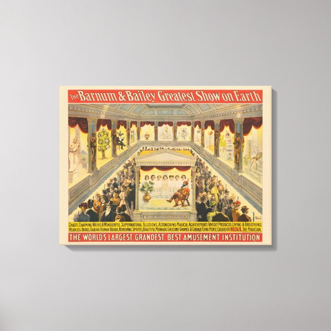 Impressão Em Tela Ilusões Sobrenaturais E Maravilhosas No Hall (Frente)