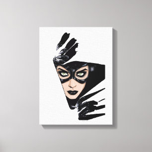 Impressão Em Tela Ilustração da Capa Catwoman: As Garras Estão de Fo