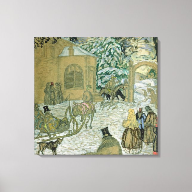 Impressão Em Tela Ilustração de "Dubrovsky", por Alexander Pushkin (Frente)