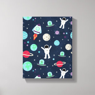 Impressão Em Tela ilustração de padrão espacial