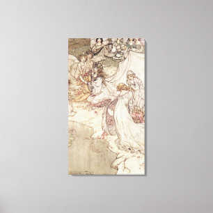 Impressão Em Tela Ilustração de um Conto de Fada