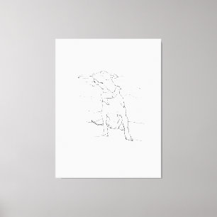 Impressão Em Tela Ilustração do American Staffordshire Terrier