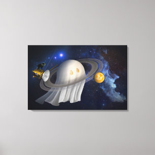 Impressão Em Tela Ilustração do Dia das Bruxas de um artista