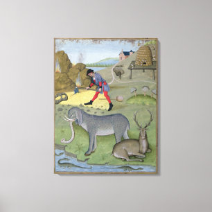 Impressão Em Tela Ilustração do Livro do Simples