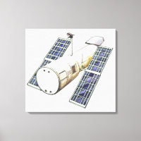 Ilustração do satélite utilizado para a detecção