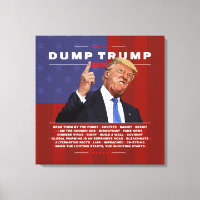Ilustração Dump Trump 2020