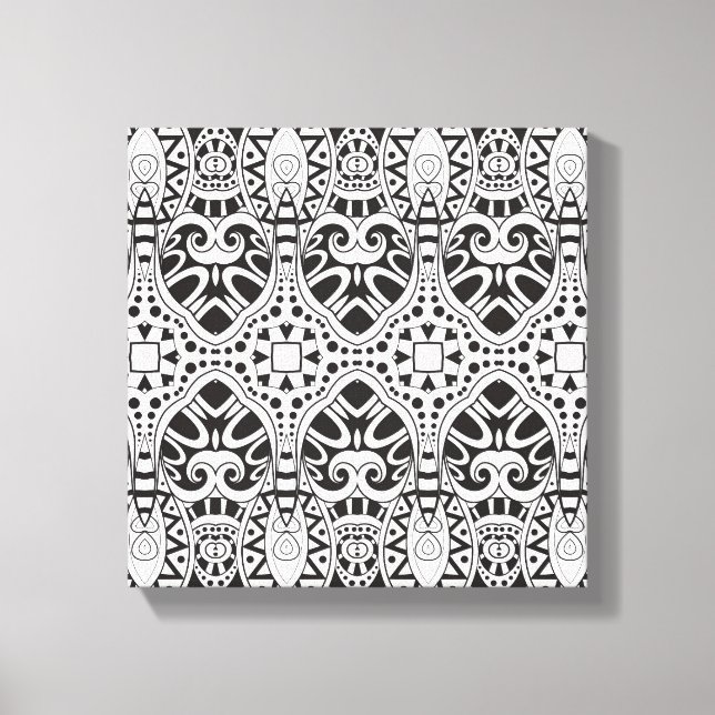 Impressão Em Tela Ilustração inspirada 6 (Frente)