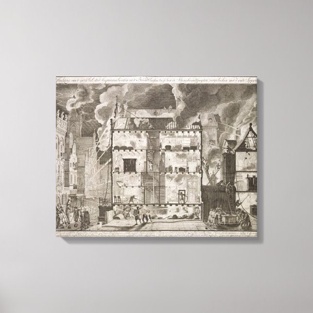 Impressão Em Tela Ilustração mostrando como novas mangueiras de incê (Frente)