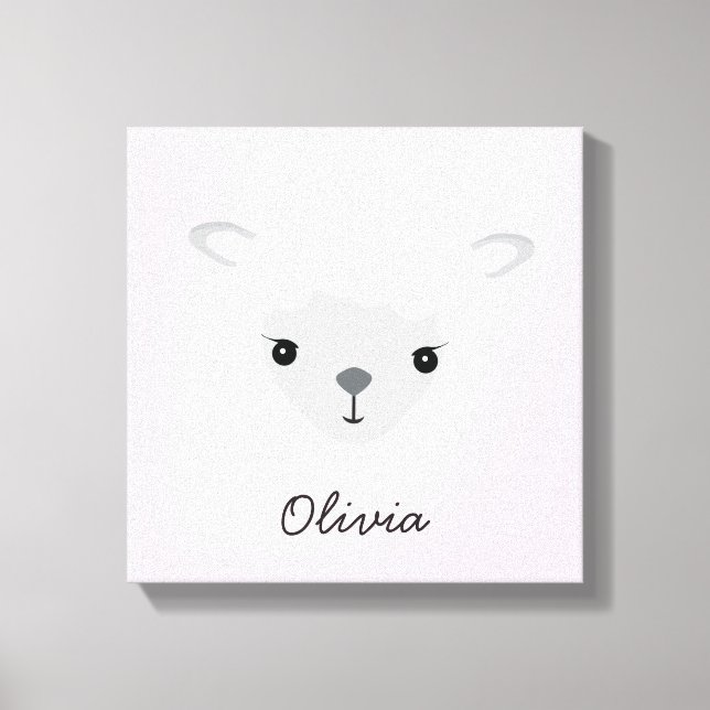 Impressão Em Tela Ilustração rosa personalizada Ovinos Arte de Enfer (Frente)