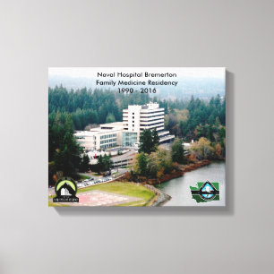 Impressão Em Tela Imagem 14" do hospital x 11" (canvas)