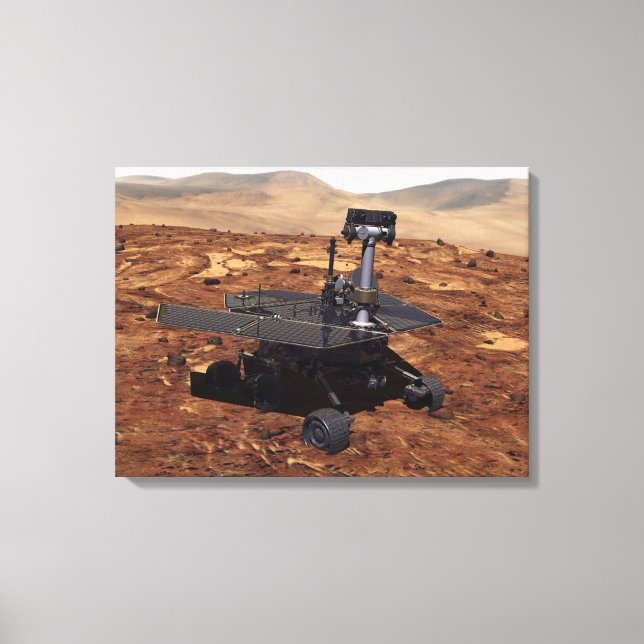 Impressão Em Tela Imagem artística de Mars Rover (Frente)