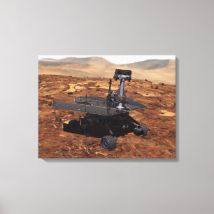 Impressão Em Tela Imagem artística de Mars Rover