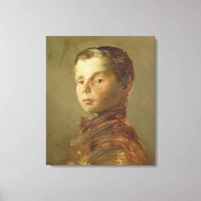 Impressão Em Tela Imagem de um Menino, 1875 (Frente)