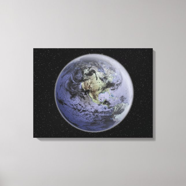 Impressão Em Tela Imagem digitalmente melhorada da Terra do Cheio (Frente)
