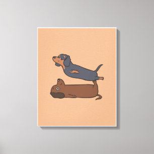 Impressão Em Tela Imagem do Cão de Enchimento Cão Adorável