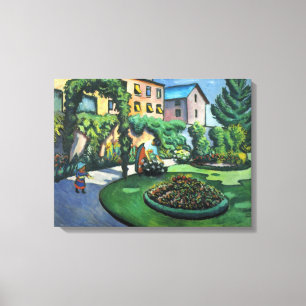Impressão Em Tela Imagem do Jardim Macke de Vintage August