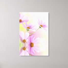 Impressão Em Tela Imagem Personalizada & Flor Rosa Aquarela