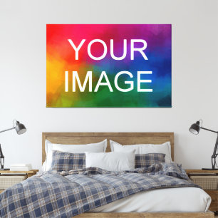 Impressão Em Tela Imagem personalizada Foto do logotipo HQ Orçamento
