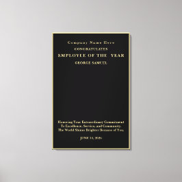 Impressão Em Tela Imagem personalizada minimalista simples Preta