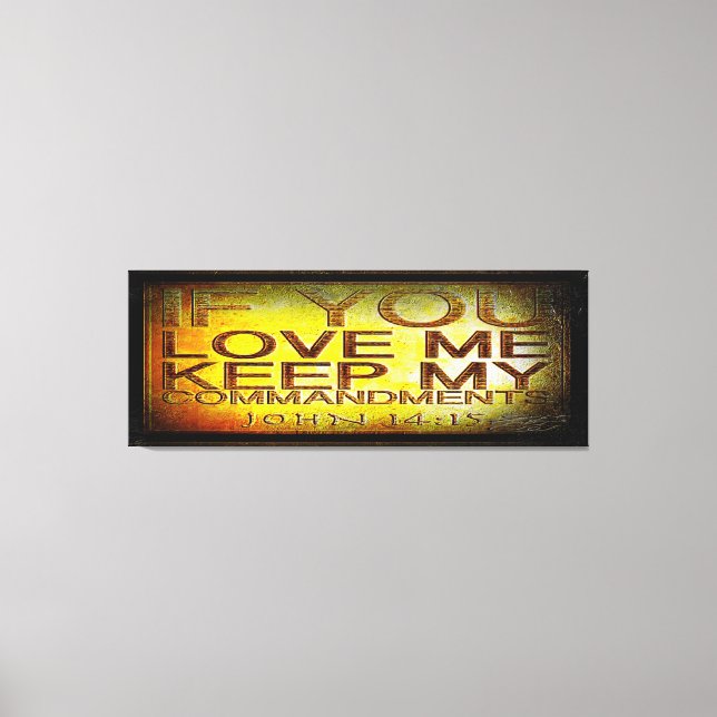 Impressão Em Tela Imagens de Escritura 17 (Frente)