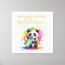 Imaginação Não Tem Limites — Poster para Quarto de