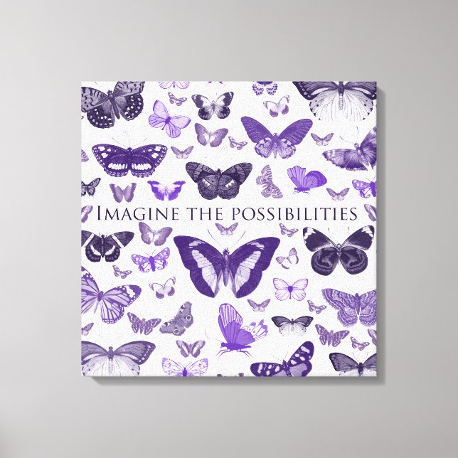 Impressão Em Tela Imagine as possibilidades (Frente)