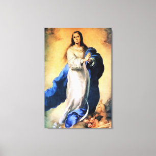 Impressão Em Tela Immaculate Conception Dourado