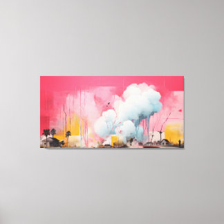 Impressão Em Tela Impact No.06 - Abstract Patchwork Art Collection 