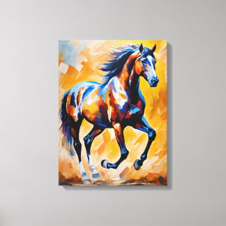 Impressão Em Tela Impasto Sinfonia na Abstração Moderna