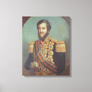 Impressão Em Tela Imperador de Pedro II de Brasil