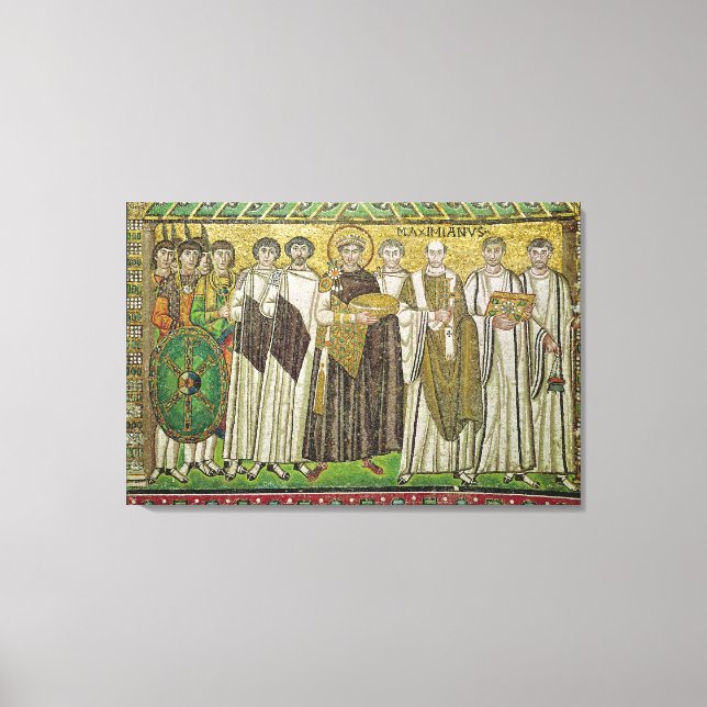 Impressão Em Tela Imperador Justinian I (Frente)