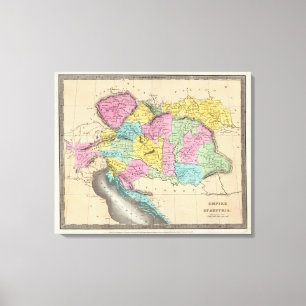 Impressão Em Tela Império de Áustria