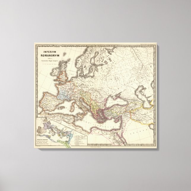 Impressão Em Tela Imperium Romanorum (Frente)