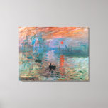 Impressão Em Tela Impressão, ascensão solar | Claude Monet |<br><div class="desc">Impressão,  Sunrise é um pintor Claude Monet de 1872.</div>