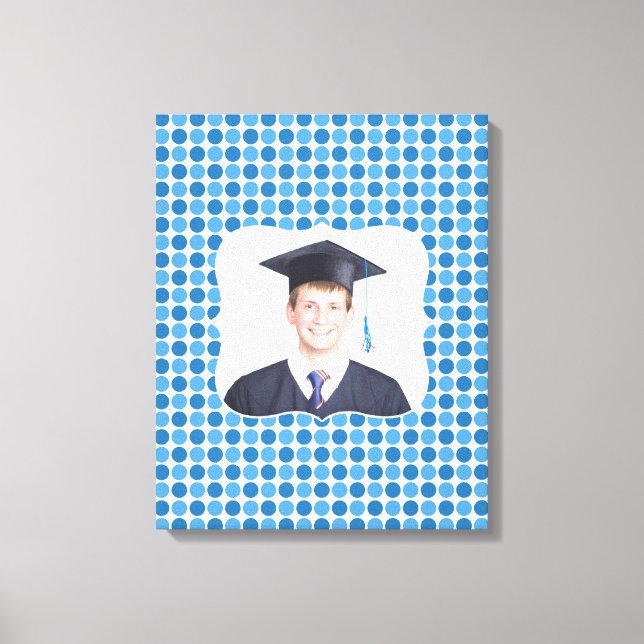 Impressão Em Tela Impressão de Tela Azul Foto [16x20] polegadas (Frente)