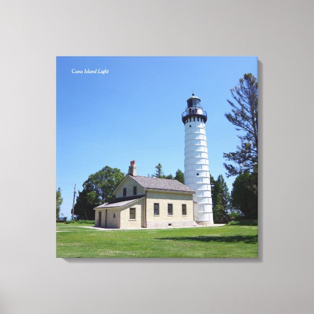 Impressão Em Tela Impressão de tela clara da Ilha Cana (Frente)