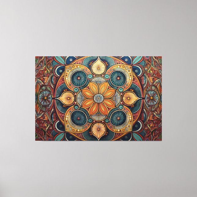 Impressão Em Tela impressão de tela de abstrato (Frente)