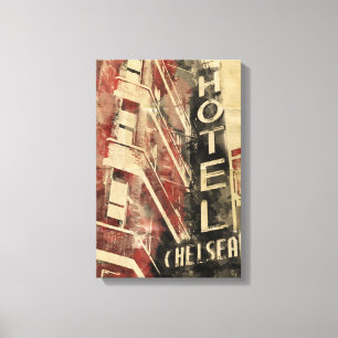 Impressão Em Tela Impressão de Tela de Chelsea Hotel