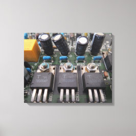Impressão Em Tela Impressão de tela de circuito de transistor