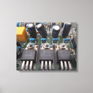 Impressão Em Tela Impressão de tela de circuito de transistor