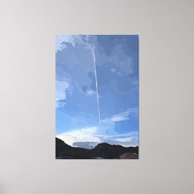 Impressão Em Tela Impressão de tela de desenho alta estendida (Frente)