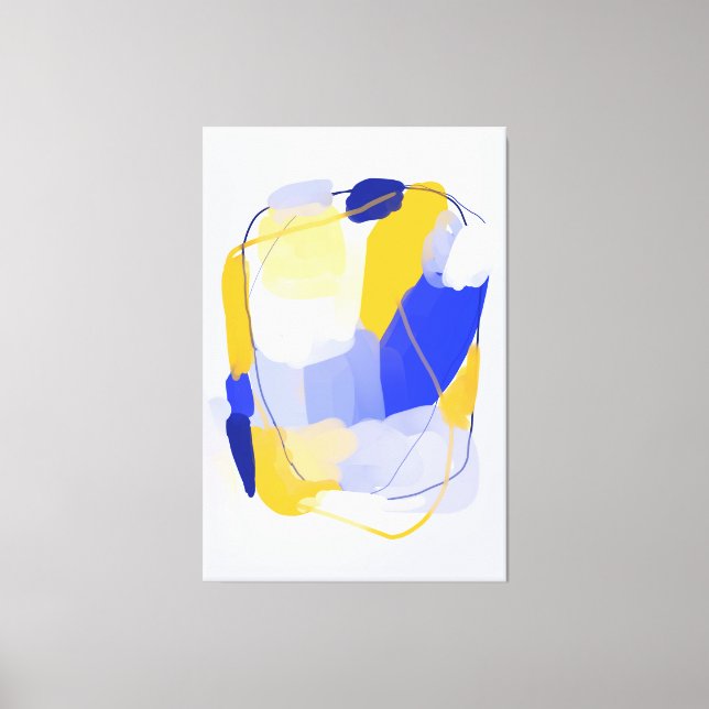 Impressão Em Tela Impressão de tela de desenho estendida com espectr (Frente)