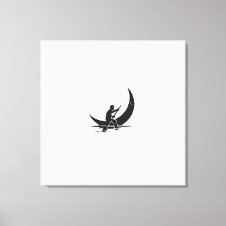 Impressão Em Tela Impressão de tela de desenho "Row Moon"