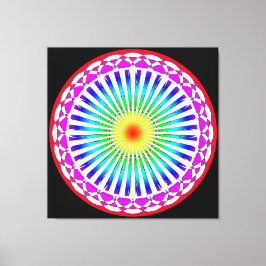 Impressão Em Tela Impressão de tela de Flor de Verão